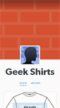 Mobile Screenshot of geek-shirts.tumblr.com