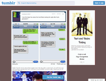 Tablet Screenshot of klaine-texting.tumblr.com