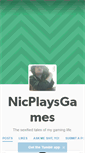 Mobile Screenshot of nicplaysgames.tumblr.com