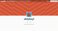 Desktop Screenshot of abbykayleigh.tumblr.com