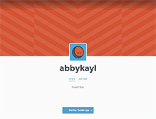 Tablet Screenshot of abbykayleigh.tumblr.com