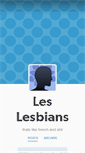 Mobile Screenshot of leslesbians.tumblr.com