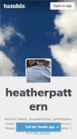 Mobile Screenshot of heatherpattern.tumblr.com