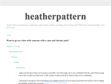 Tablet Screenshot of heatherpattern.tumblr.com