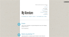 Desktop Screenshot of myliterature.tumblr.com