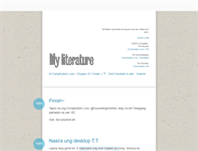 Tablet Screenshot of myliterature.tumblr.com