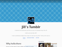 Tablet Screenshot of jillian.tumblr.com