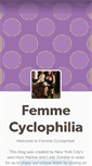 Mobile Screenshot of femmecyclophilia.tumblr.com
