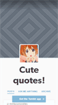 Mobile Screenshot of kawaiiquotes.tumblr.com