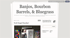 Desktop Screenshot of banjosbourbonbarrelsandbluegrass.tumblr.com