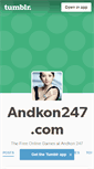 Mobile Screenshot of andkon247.tumblr.com