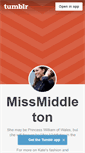 Mobile Screenshot of missmiddleton.tumblr.com