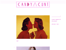 Tablet Screenshot of candycuntmag.tumblr.com