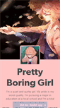 Mobile Screenshot of prettyboringirl.tumblr.com