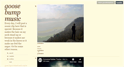 Desktop Screenshot of goosebumpmusic.tumblr.com