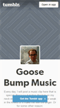 Mobile Screenshot of goosebumpmusic.tumblr.com