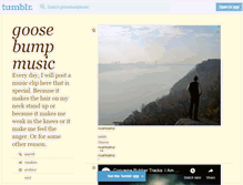 Tablet Screenshot of goosebumpmusic.tumblr.com