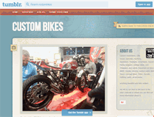 Tablet Screenshot of custombikes.tumblr.com