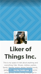 Mobile Screenshot of likerofthings.tumblr.com