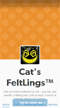 Mobile Screenshot of catsfeltlings.tumblr.com