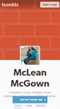 Mobile Screenshot of mcleanmcgown.tumblr.com