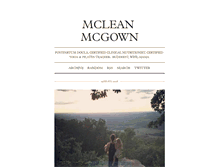 Tablet Screenshot of mcleanmcgown.tumblr.com