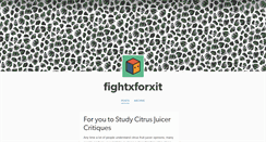 Desktop Screenshot of fightxforxit.tumblr.com