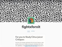 Tablet Screenshot of fightxforxit.tumblr.com