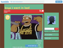 Tablet Screenshot of boysiwantinbed.tumblr.com