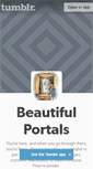 Mobile Screenshot of beautiful-portals.tumblr.com