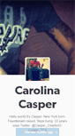 Mobile Screenshot of carolinacasper.tumblr.com