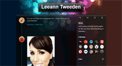 Desktop Screenshot of leeanntweeden.tumblr.com