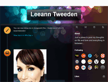 Tablet Screenshot of leeanntweeden.tumblr.com