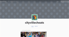 Desktop Screenshot of cityvillecheats.tumblr.com