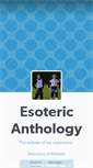 Mobile Screenshot of esotericanthology.tumblr.com
