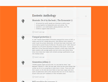 Tablet Screenshot of esotericanthology.tumblr.com