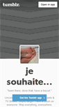 Mobile Screenshot of jesouhaite.tumblr.com
