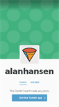 Mobile Screenshot of alanhansen.tumblr.com