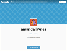 Tablet Screenshot of amandalbynes.tumblr.com