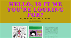 Desktop Screenshot of kimyadawson.tumblr.com