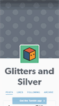 Mobile Screenshot of glittersandsilver.tumblr.com