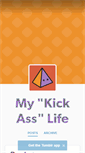 Mobile Screenshot of mykickasslife.tumblr.com