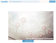 Tablet Screenshot of hollywood-summer.tumblr.com