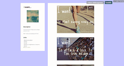 Desktop Screenshot of 1000thingsiwant.tumblr.com
