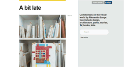 Desktop Screenshot of abitlate.tumblr.com