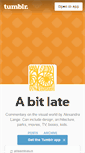 Mobile Screenshot of abitlate.tumblr.com