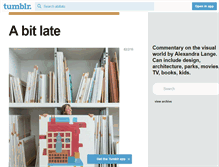 Tablet Screenshot of abitlate.tumblr.com