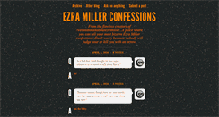 Desktop Screenshot of ezramillerconfessions.tumblr.com