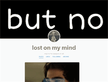 Tablet Screenshot of lost-on-my-mind.tumblr.com