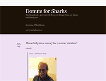 Tablet Screenshot of donutsforsharks.tumblr.com